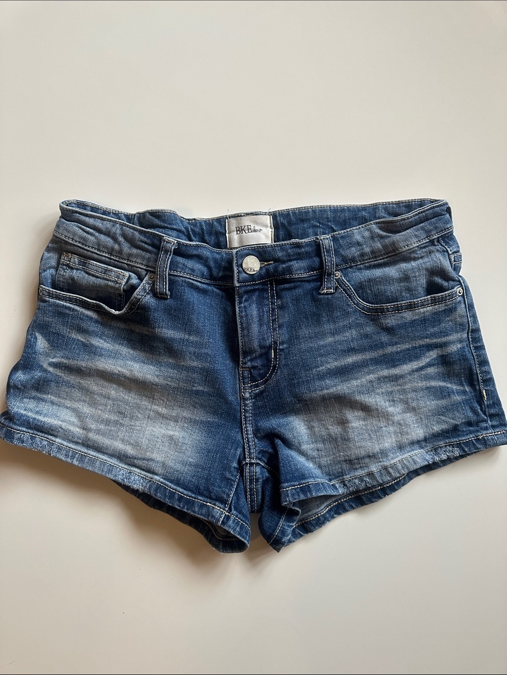 BKE Women's Payton Faded Denim Shorts